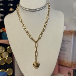 Green Beaded Necklace with Pendant